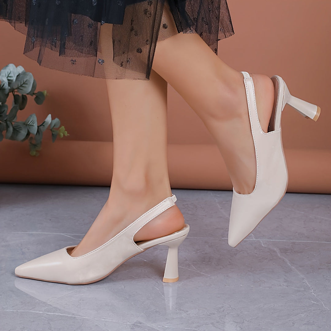 Evelyn | Slingback Heels
