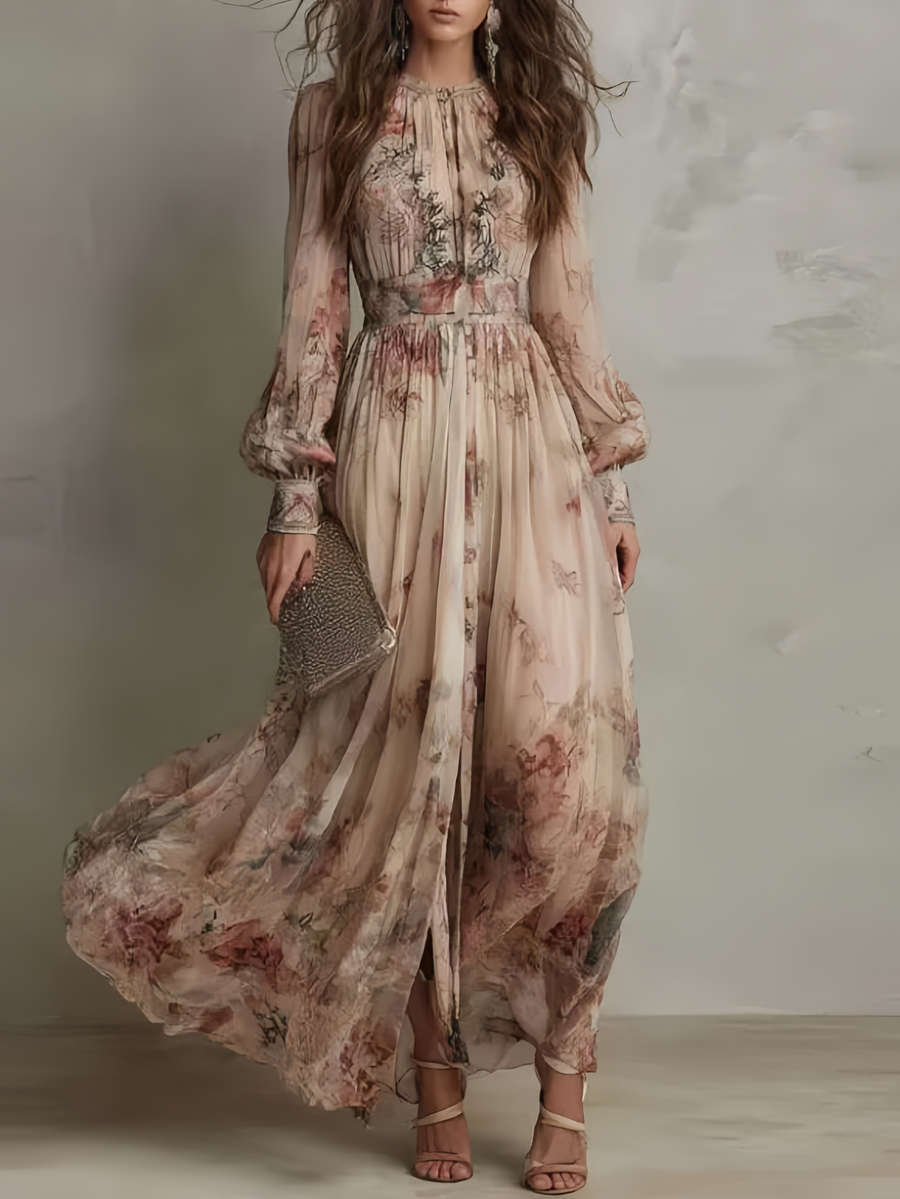 Elodie | Elegant Floral Summer Dress