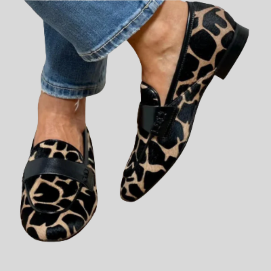 Catherine | Leopard Print Loafers