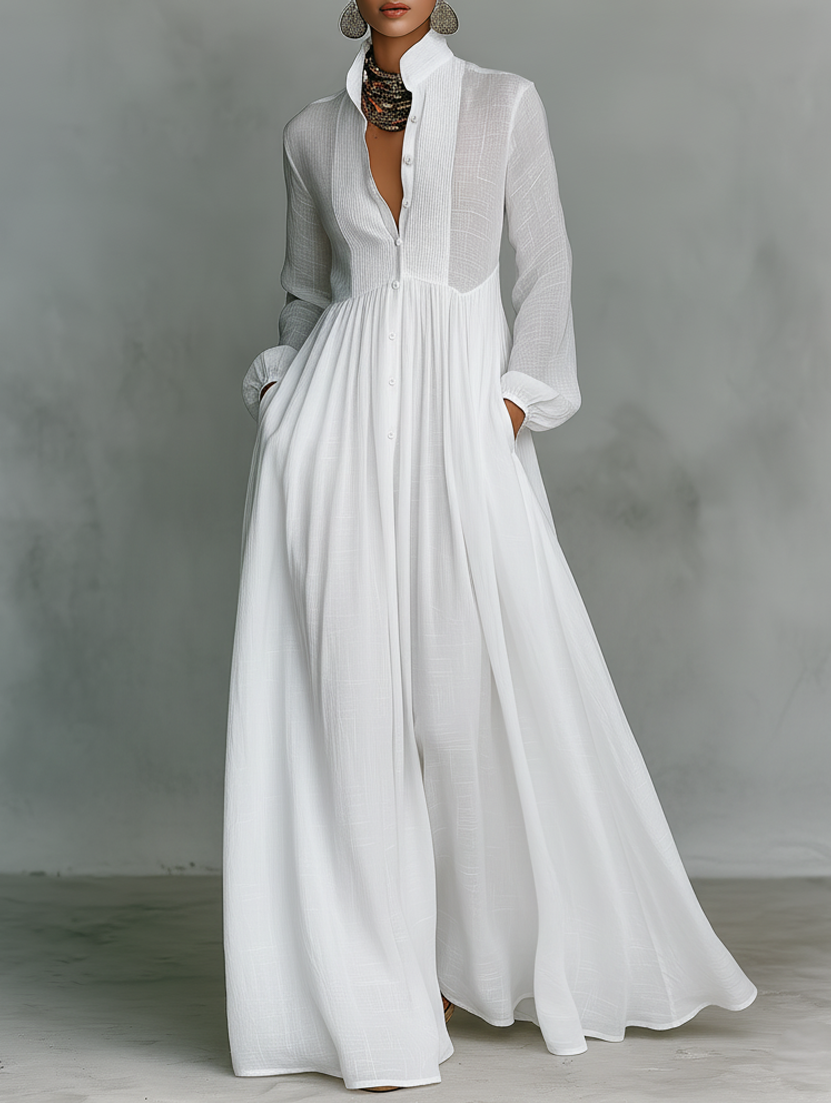 Iris | Minimalist Maxi Dress