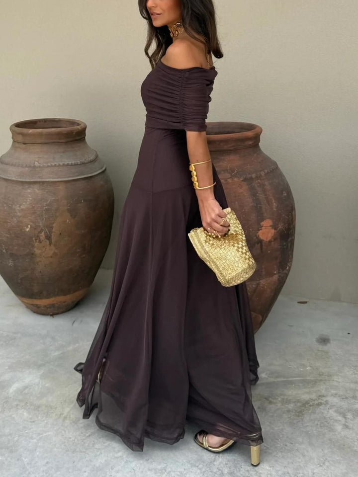 Rosamund | Off-Shoulder Maxi Dress