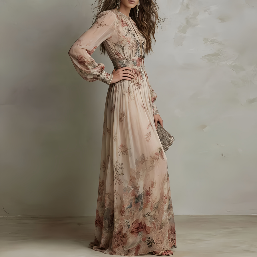 Elodie | Elegant Floral Summer Dress