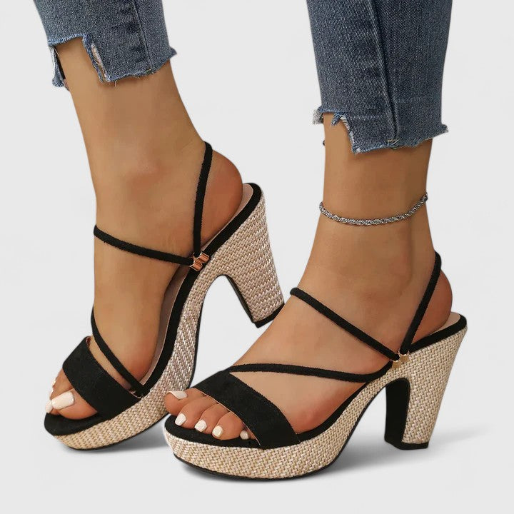 Lorienna |  Sophisticated Strap Heels