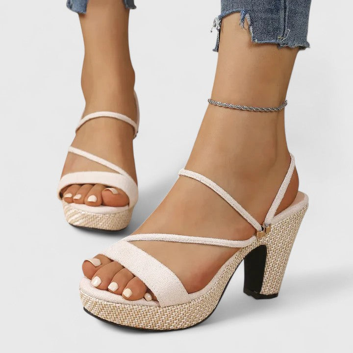 Lorienna |  Sophisticated Strap Heels
