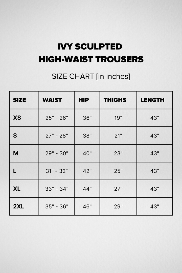 Ivy Sculpted High Waist Bootcut Trousers - Corporate Grey