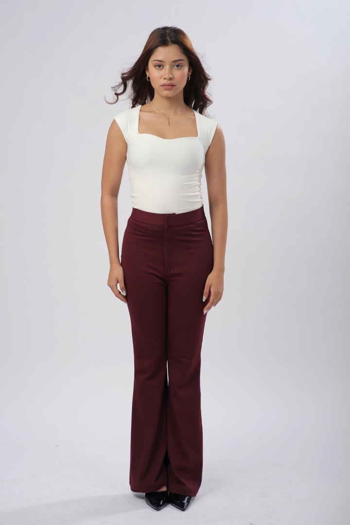 Sia Sweetheart Neckline Top - Egg White