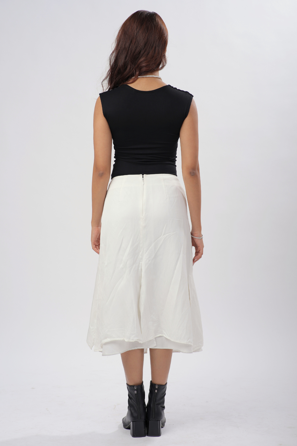 Sia Sweetheart Neckline Top - Black