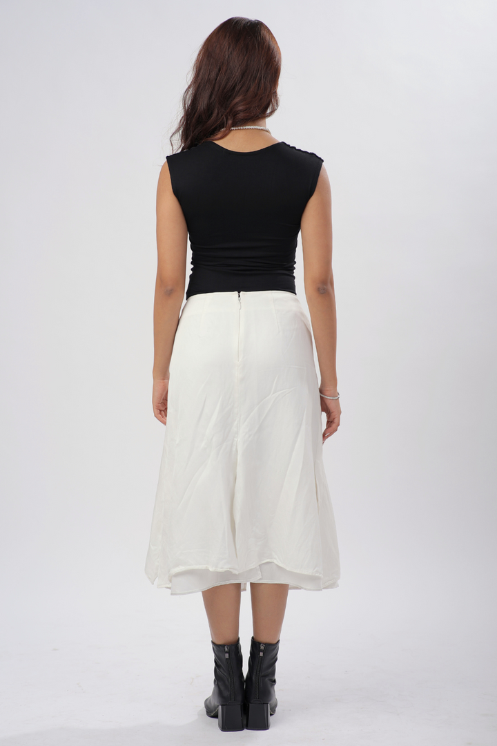 Sia Sweetheart Neckline Top - Black
