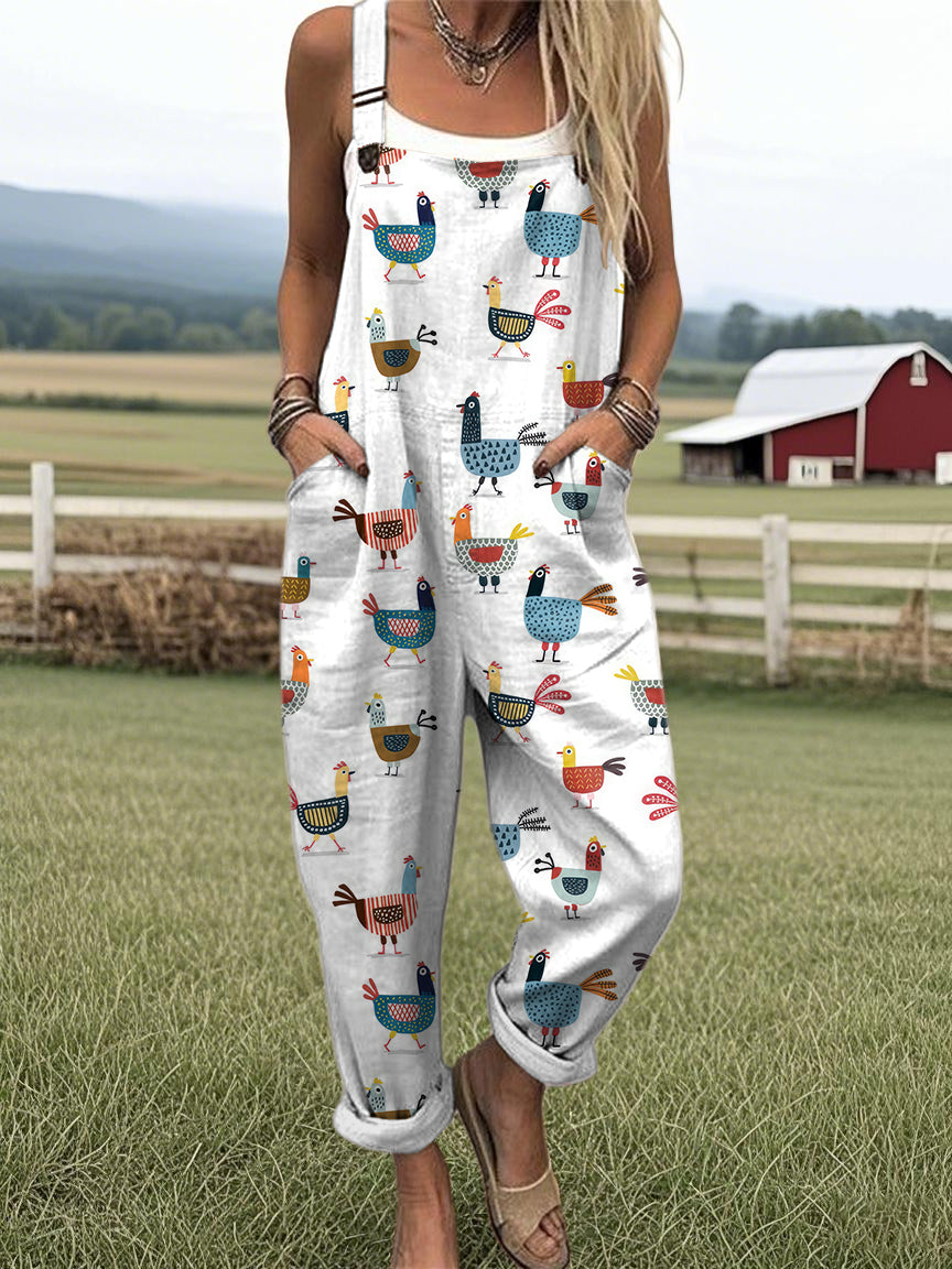 Elowen | Printed Wide-Leg Jumpsuit