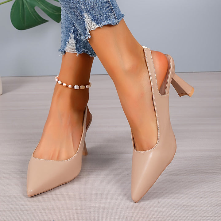 Evelyn | Slingback Heels