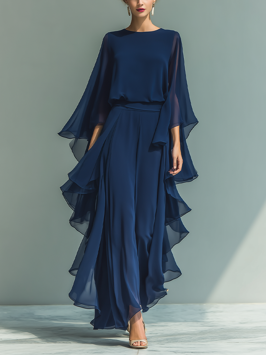 Alicia | Ruffled Two-Piece Set