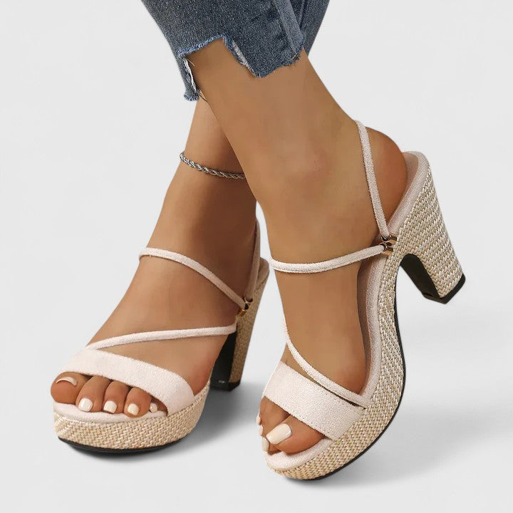 Lorienna |  Sophisticated Strap Heels