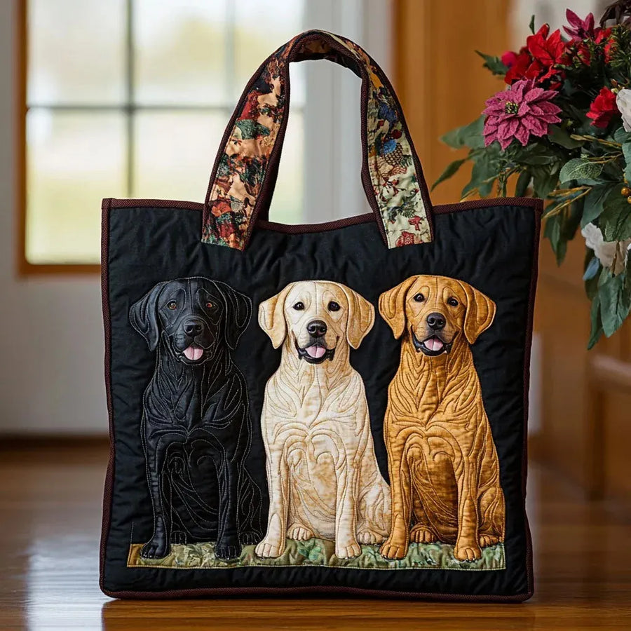 Three Labradors Artisan Handbag