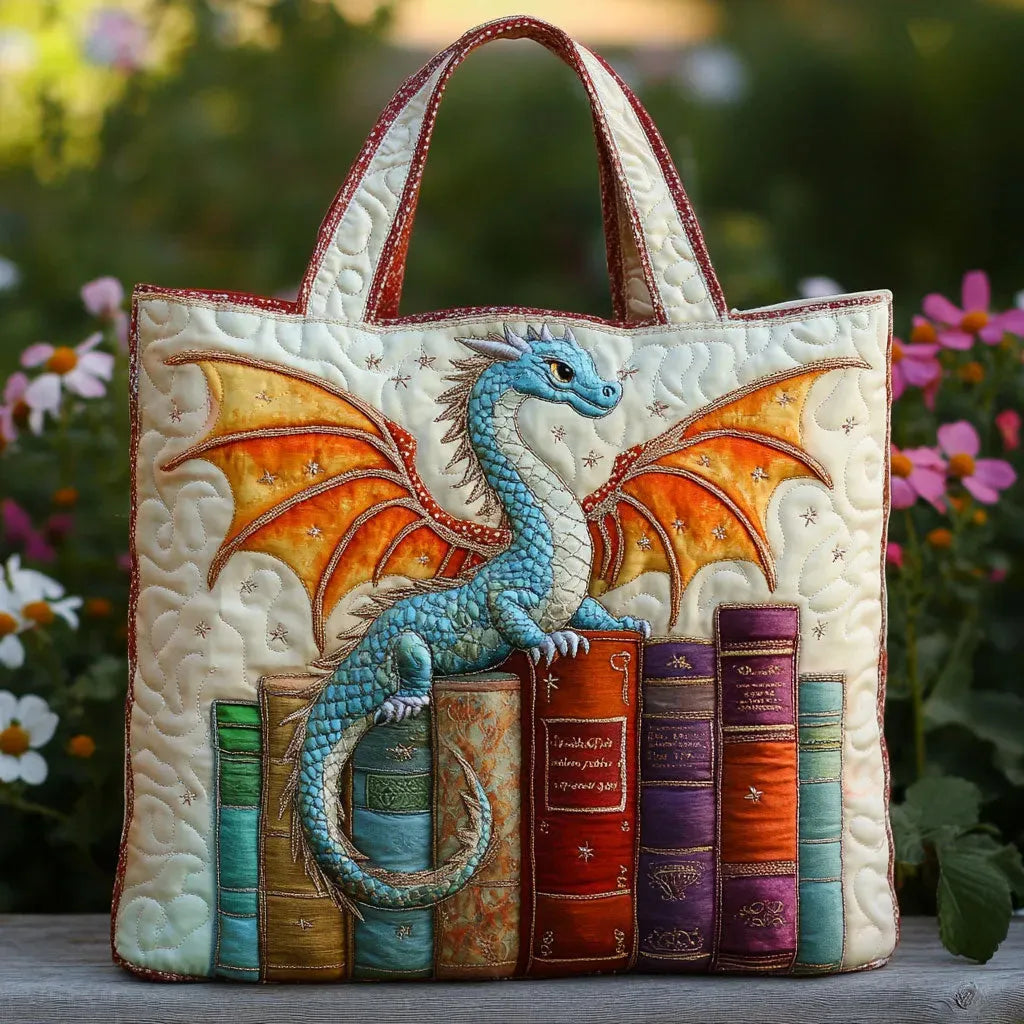 Padded Emerald Book Guardian Tote Bag