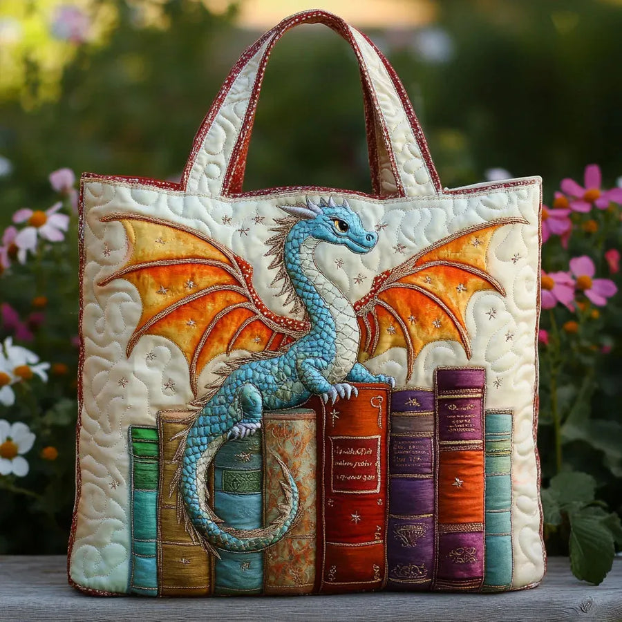 Padded Emerald Book Guardian Tote Bag