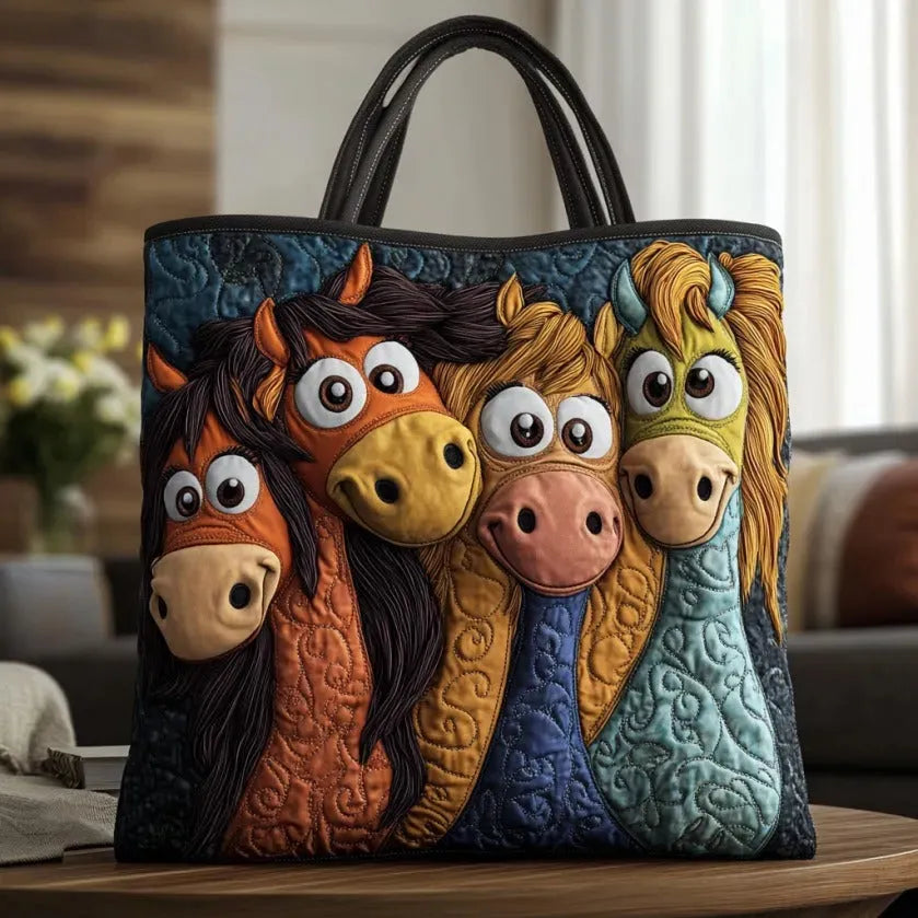 Fun Pony Artisanal Tote Bag