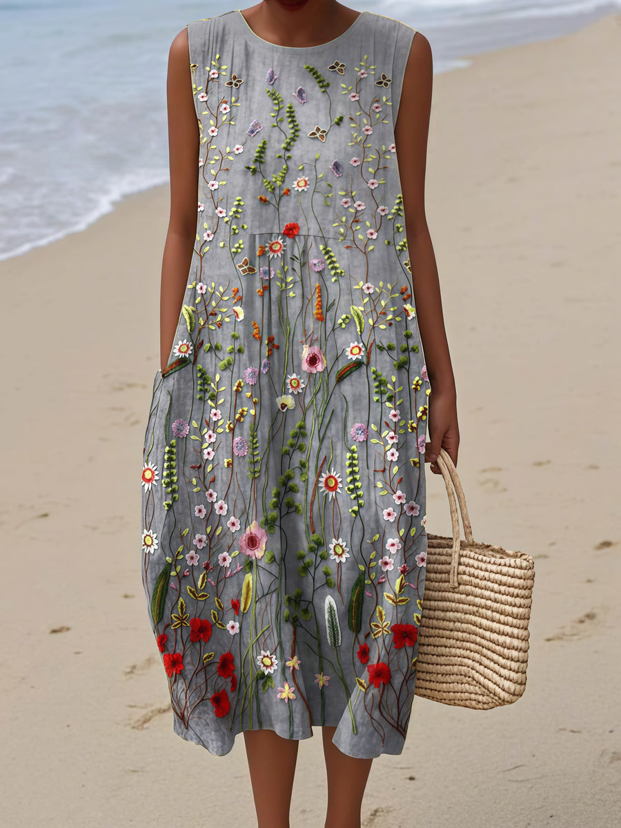Clarissa | Lightweight sleeveless summer dress