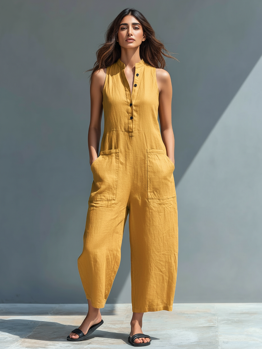 Daphne | Elegant Sleeveless Jumpsuit