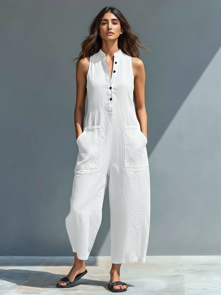 Daphne | Elegant Sleeveless Jumpsuit
