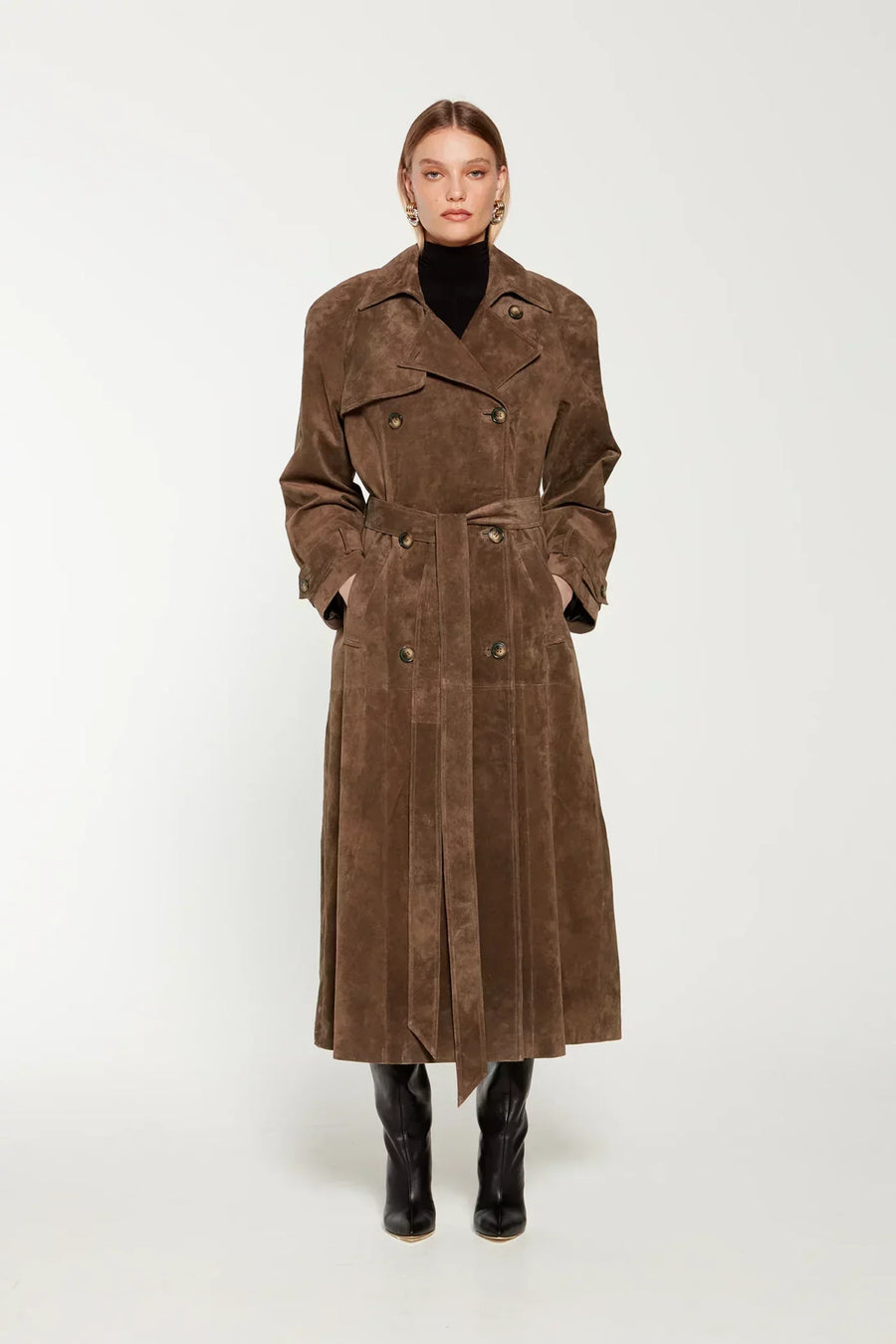 CHANTAL | Classic Belted Trench Coat