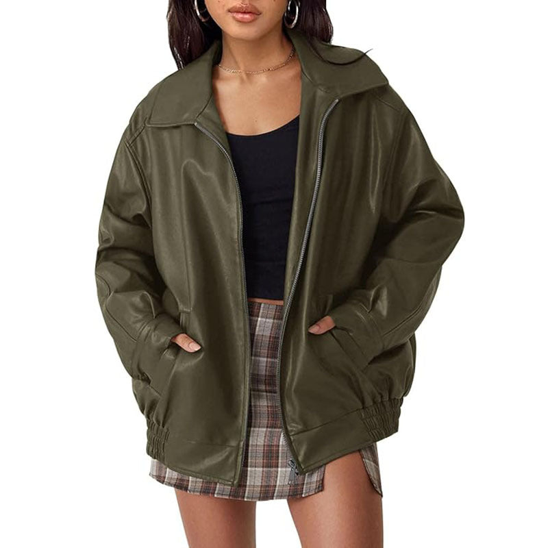 BRIONY | Stylish Oversized Motorcycle Jacket