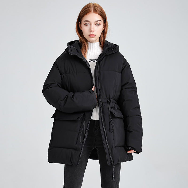 Celine | Comfy Zip-Up Hooded Puffer Jacket