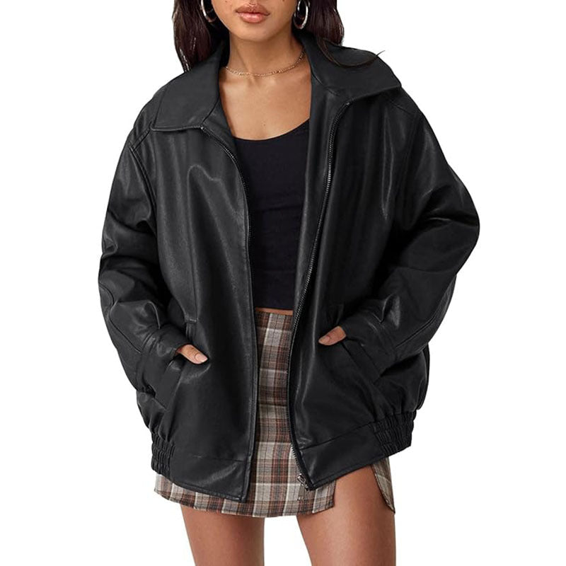 BRIONY | Stylish Oversized Motorcycle Jacket