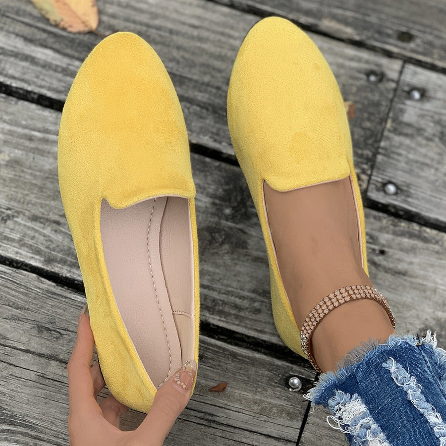 SHERNA | Women’s Solid Colour Flats