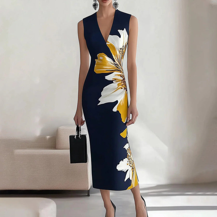 Alayna | Floral Midi Dress