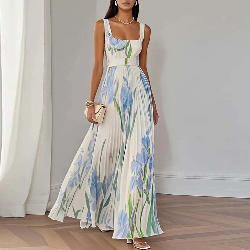 Iris | Elegant Floral Summer Dress