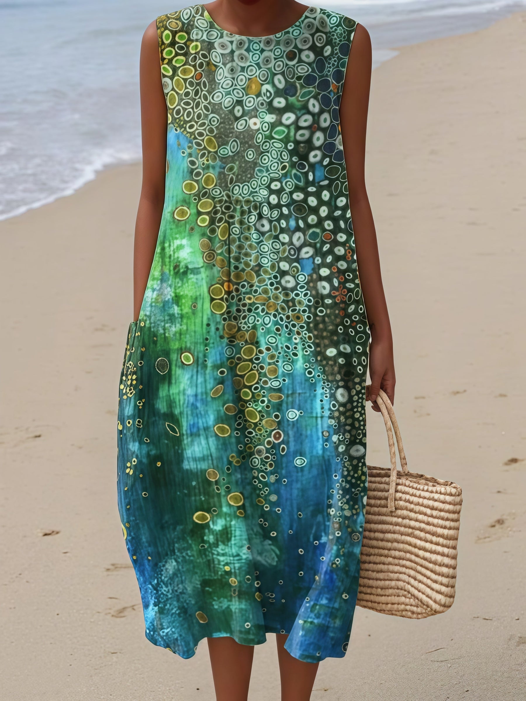 Zara | Lightweight sleeveless summer dress