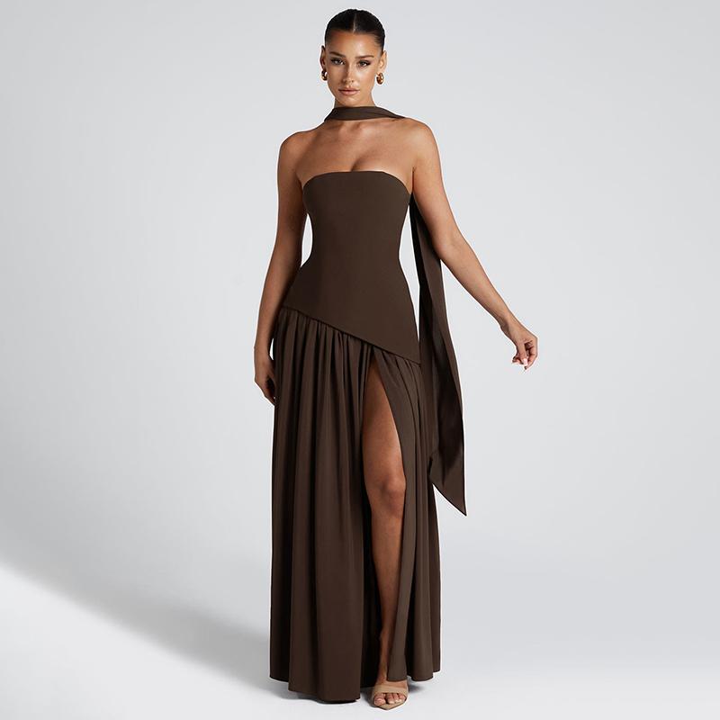 LINDSAY | Elegant Sleeveless Bodycon Maxi Party Dress