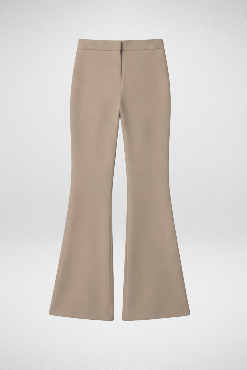 Swiss Sculpt Stretchable BootCut Flare Pants - Khaki