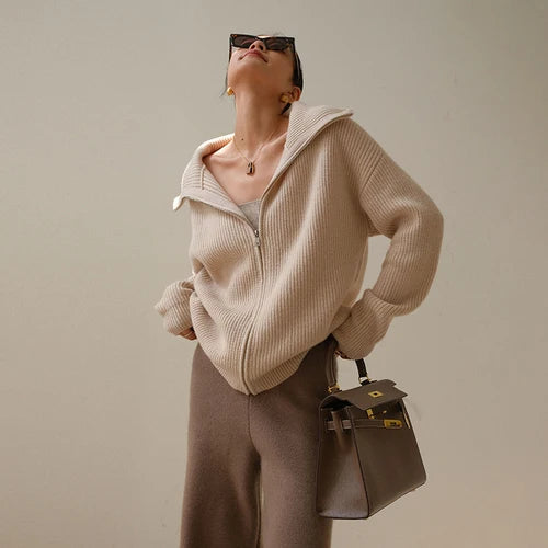 ELODIE | Comfy Half-Zip Sweater