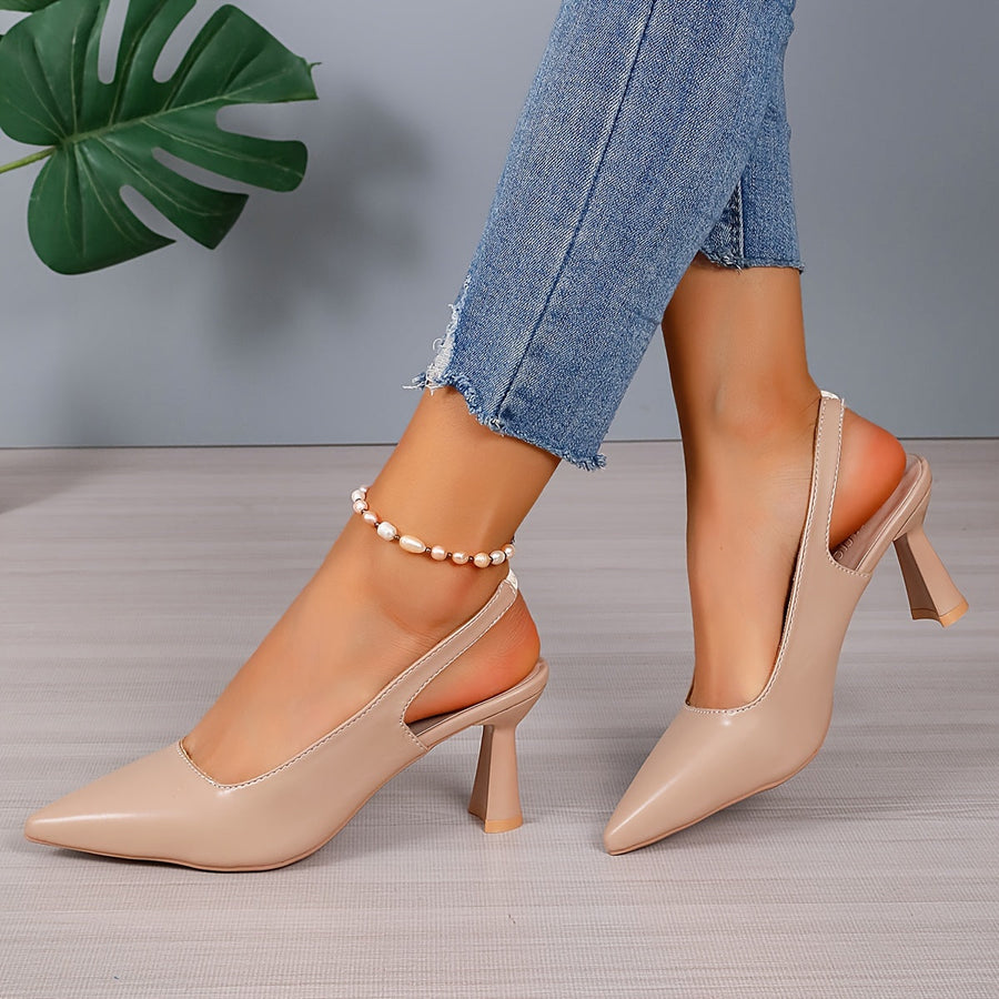 Evelyn | Slingback Heels