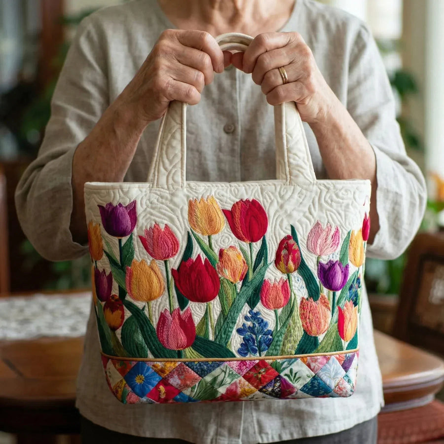 Quilted Tulip Bag