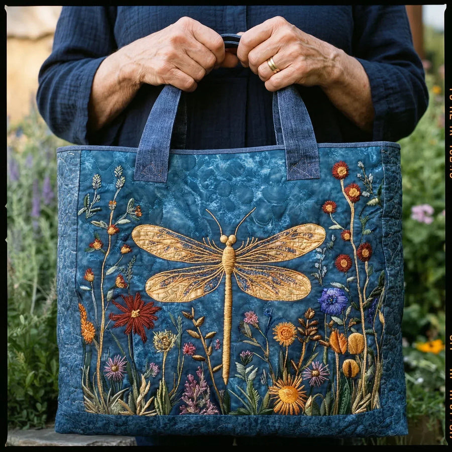 Quilted Dragonfly Bag