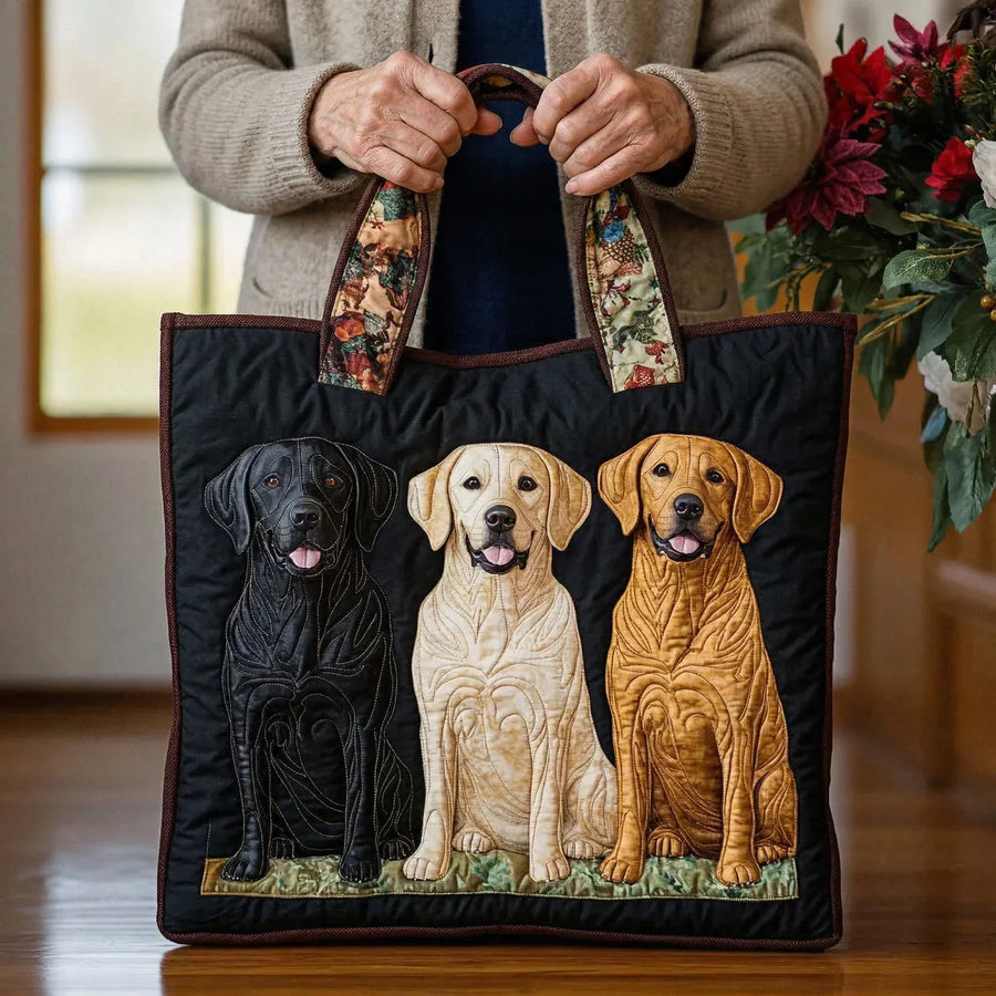 Three Labradors Artisan Handbag