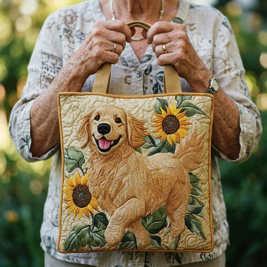Gold Velvet Bag