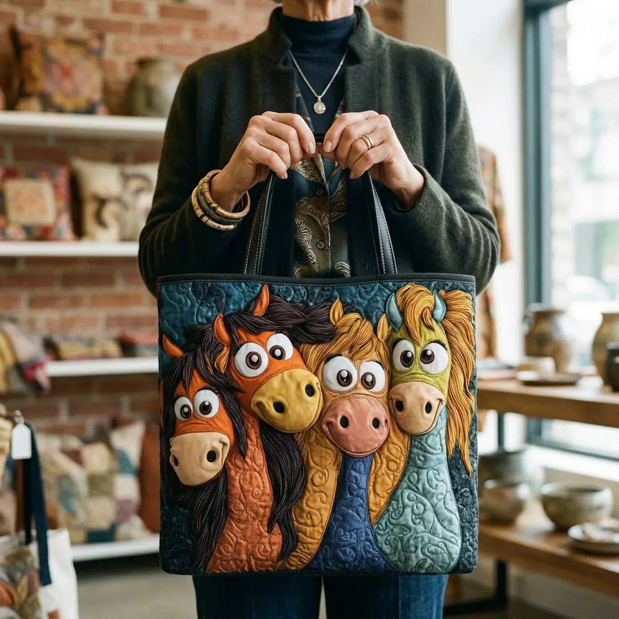 Fun Pony Artisanal Tote Bag