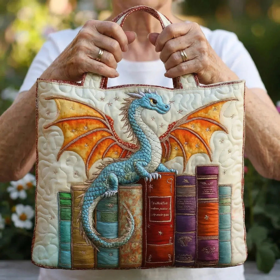 Padded Emerald Book Guardian Tote Bag