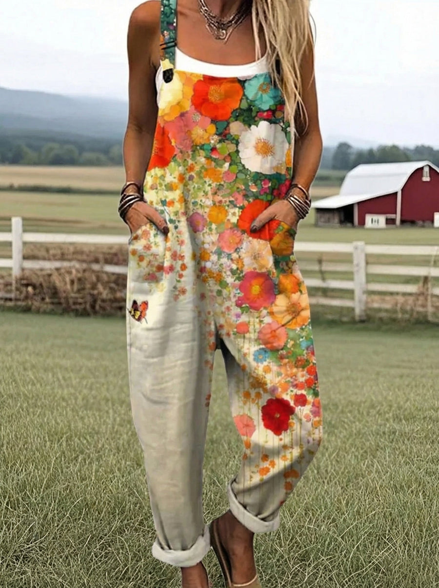 Hazel | Printed Wide-Leg Jumpsuit