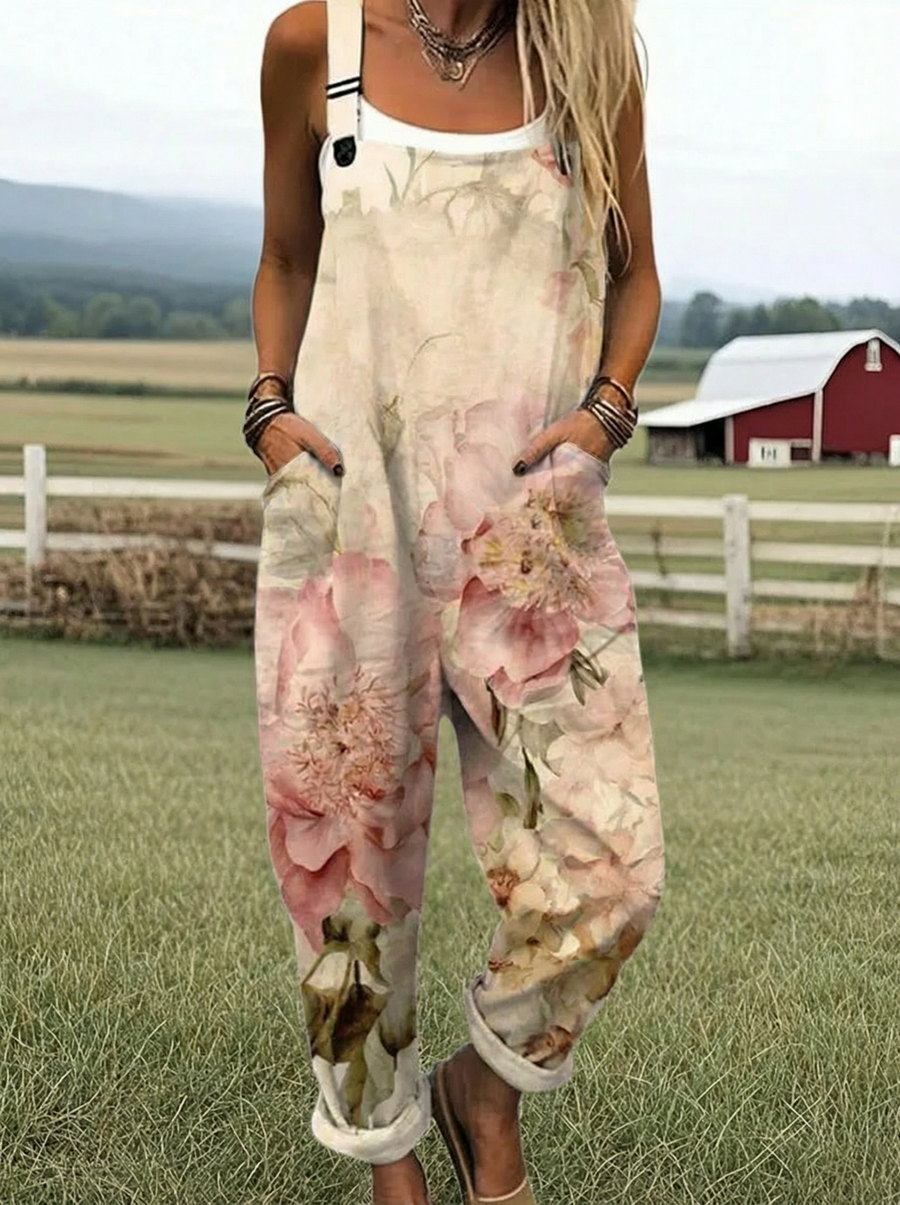 Jessica | Printed Wide-Leg Jumpsuit