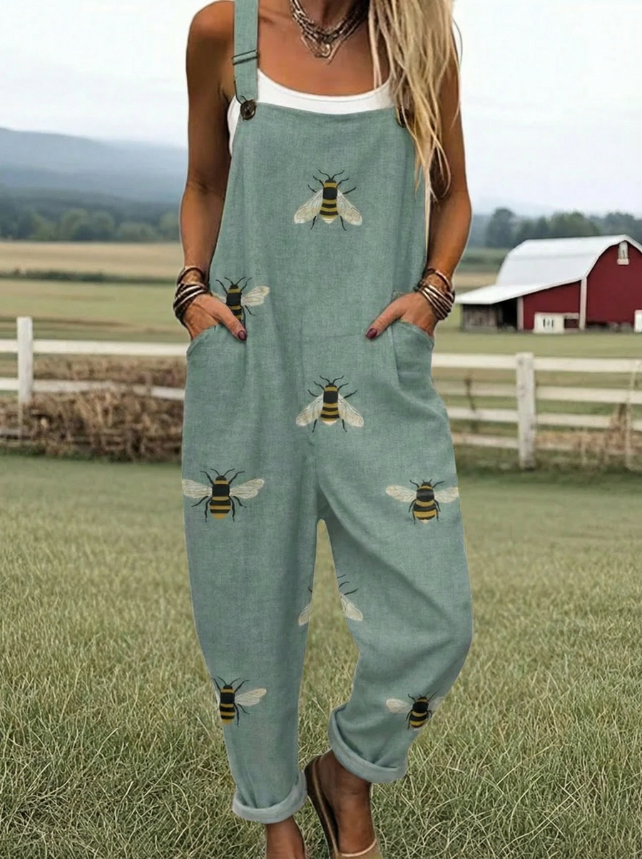 Cassie | Printed Wide-Leg Jumpsuit