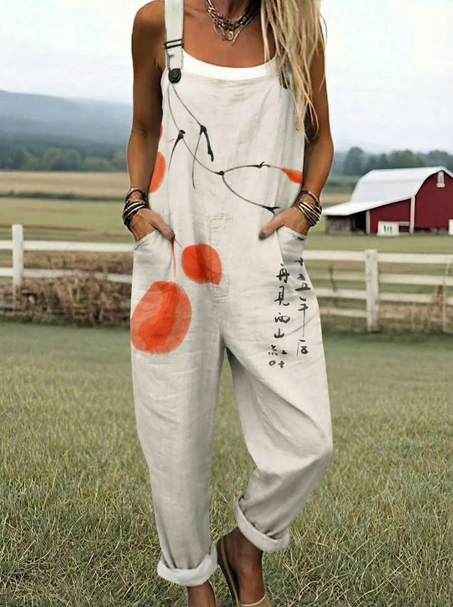 Audrey | Printed Wide-Leg Jumpsuit