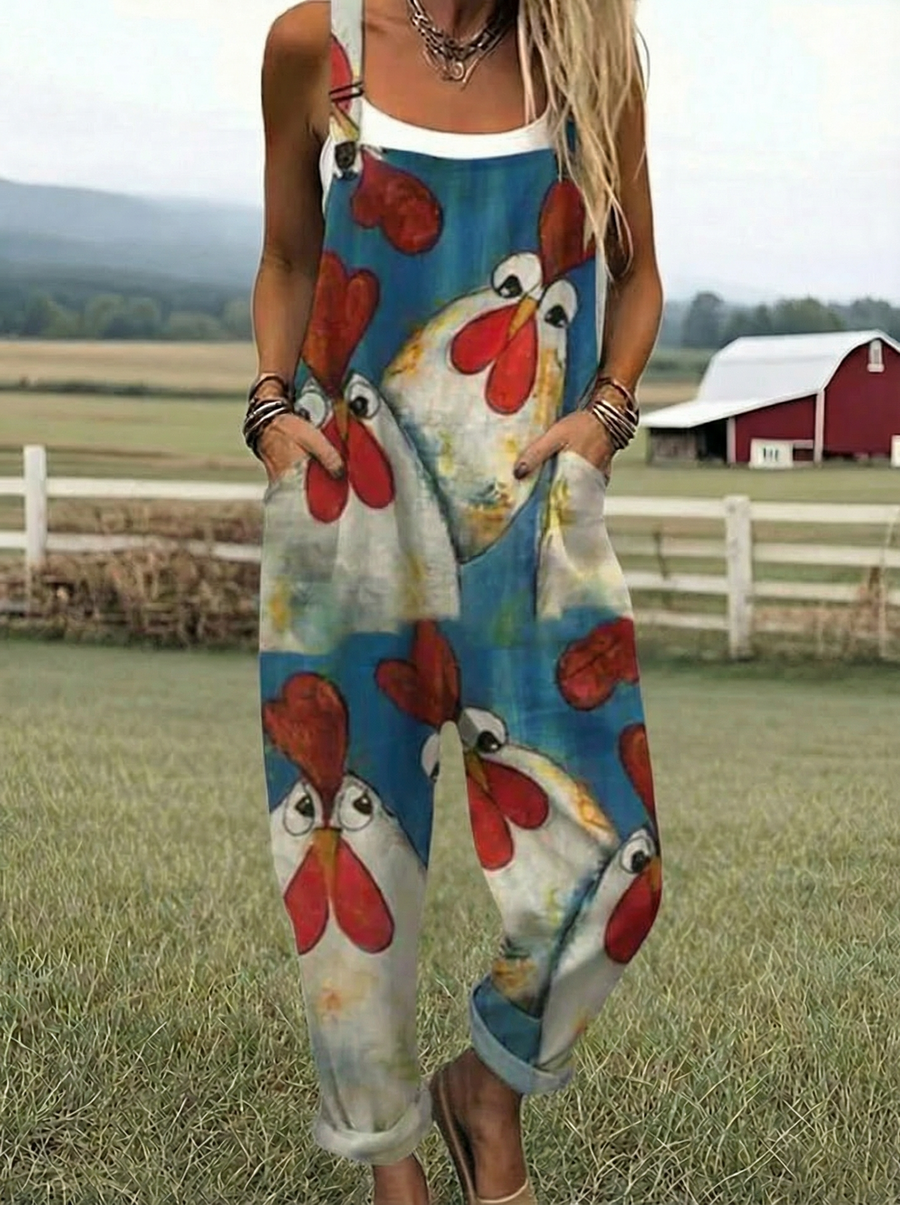 Elain | Vintage Wide-Leg Jumpsuit