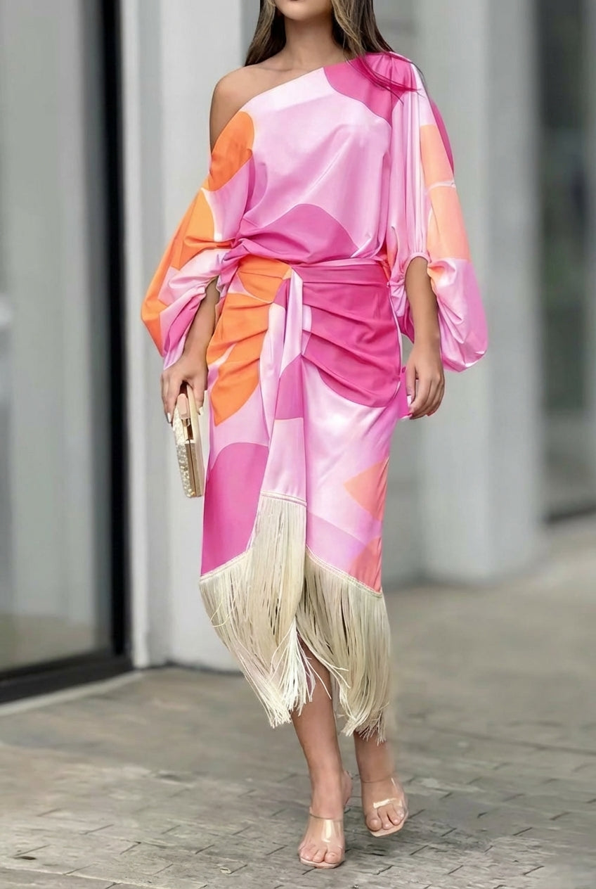 Dorothea | Two-piece set with fringe