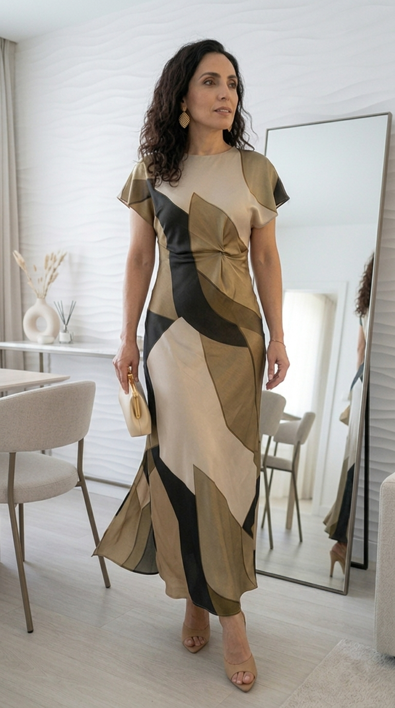 Jacqueline | Draped Waist Dress