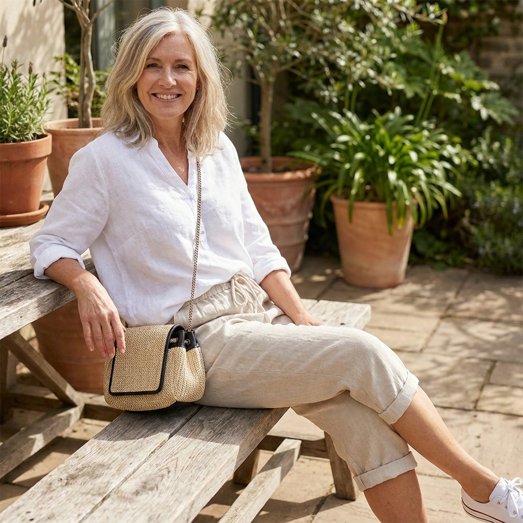 Laluna® | Women's Cotton Linen Shorts