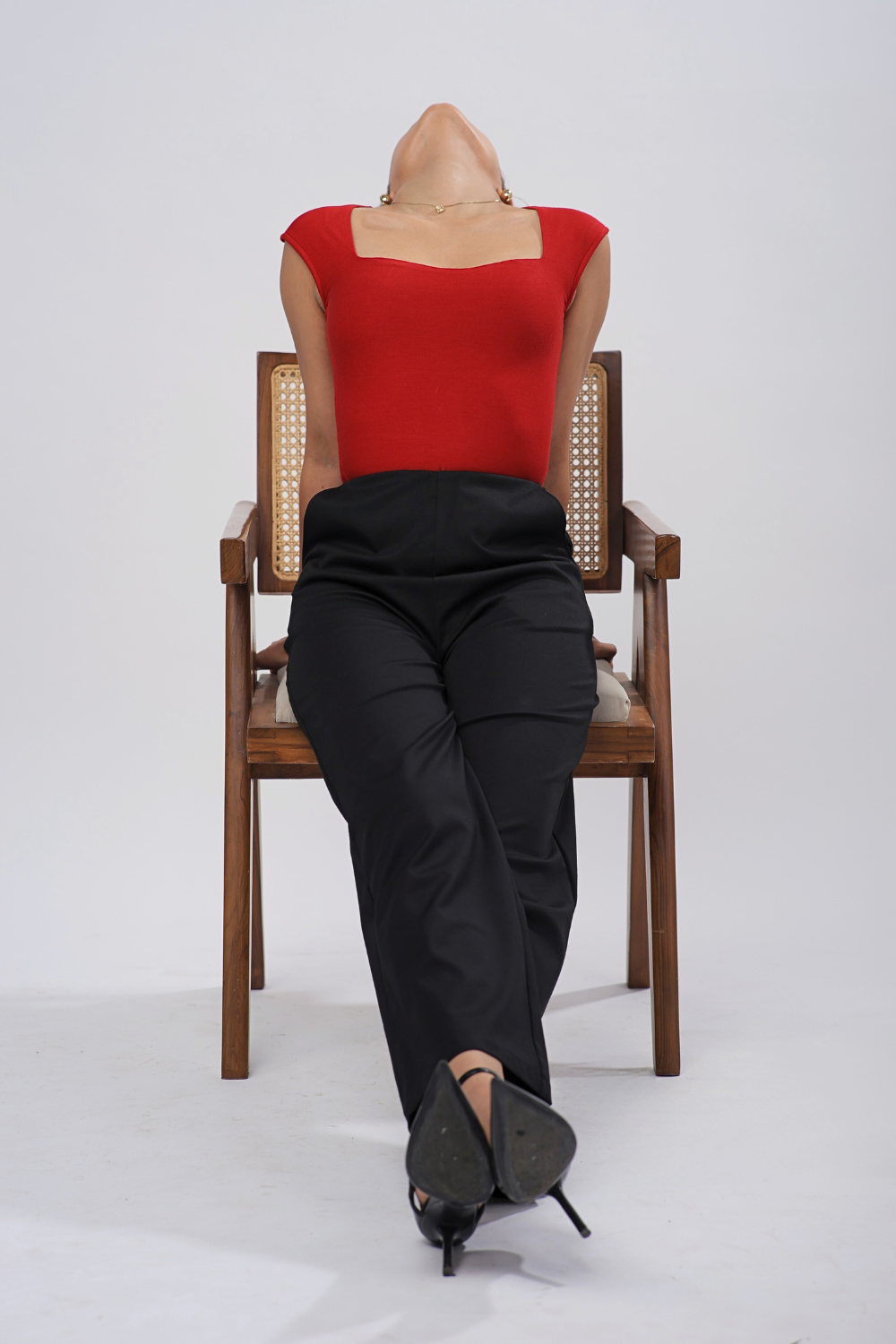 Sia Sweetheart Neckline Top - Ruby Red